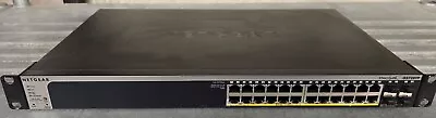 Netgear Prosafe GS728TPP 24 Port PoE+ Gigabit Network Switch TESTED • $59.99