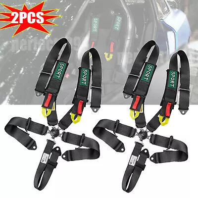 2pcs Quick Release 5 Point Harness Cam Lock Kart Racing Safety Belt Car UTV ATV • $99.99