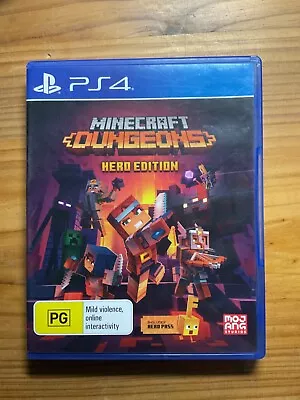 Minecraft Dungeons Special Hero Edition Video Game For PlayStation 4 Console.  • $30