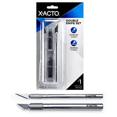 X-Acto X5262 Double Knife Set (Precision No. 1  & 2 Blades) • $17.99