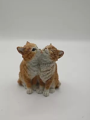 Vintage Country Artists 2 Ginger Cats Figurine Great Condition • £8