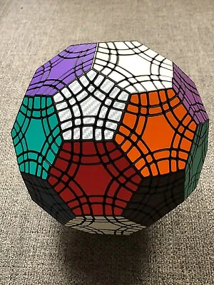 GigaTuttminx Rayminx 5x5 32-sided Twist Brain Puzzle USA Homemade • $500