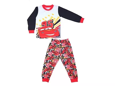 Boys 100% Cotton Long-Sleeve Pajamas Set  Cars  Lightning McQueen • $22.95