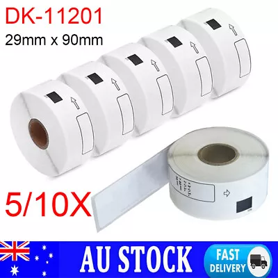 5/10 Roll Compatible With Brother DK-11201 White Address Label For QL-570 QL-700 • $37.99