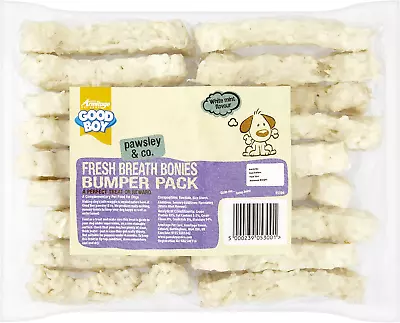 £9.96 • Buy Good Boy - Munchy Fresh Breath Bonies - Dog Chews - Dental Chews For Dogs - Pack