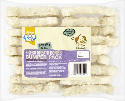 £9.96 • Buy Good Boy - Munchy Fresh Breath Bonies - Dog Chews - Dental Chews For Dogs - Pack