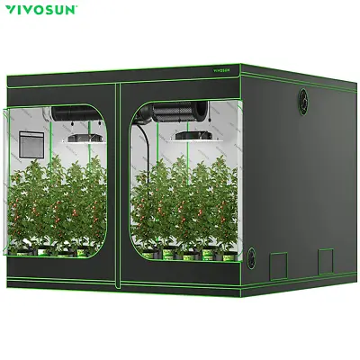 $319.99 • Buy VIVOSUN Indoor Grow Tent Hydroponics 100% Reflective Mylar Room 300X150X200cm