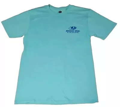 New Mossy Oak Fishing T-Shirt Outdoors Sportsman Celadon Men's Size 2XL 50-52 • $16.99