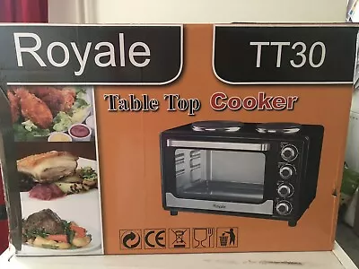 Royal TT30 Table Top Cooker Camping Used For A Week • £50