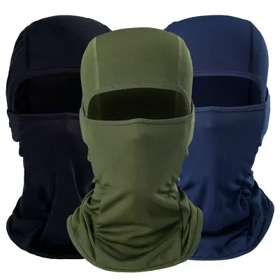 $8.99 • Buy UV Protection Balaclava Tactical Face Mask Ski Sun Hood Face Cover For Men Women