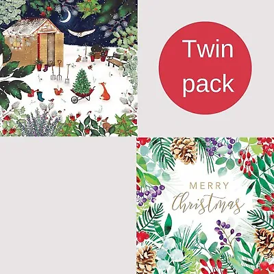 SALE Charity Christmas Cards – Nature Gardening Plants. 10 Pack • £2.99