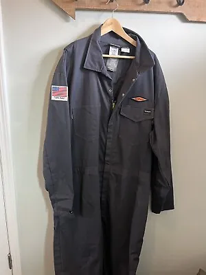 Workrite FR Twill Coveralls Westex BLUE Go Frac Oil Michael Myers Mens 58L 3XL • $80