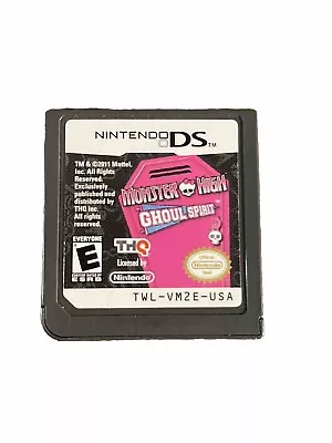 Monster High Ghoul Spirit (Nintendo DS 2011) Cartridge Only • $9.99