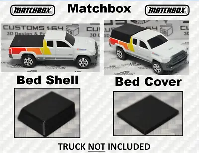 2016 Toyota Tacoma Matchbox - 3D Print Bed Cover - 1:64 Scale • $4