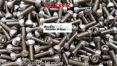 (100) 8-32x1/2 Socket Allen Head Cap Screw Stainless Steel #8 X 1/2 • $9.88