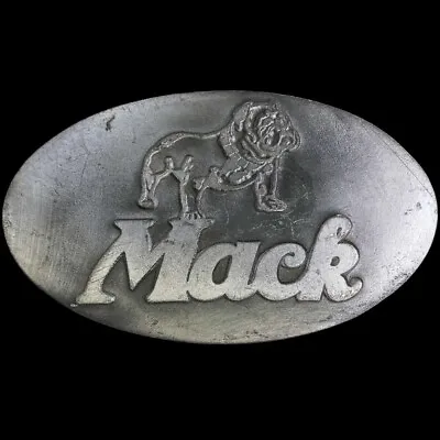 Mack Truck Trucking Bulldog Trucker Semi Driver Gift 1970s Vintage Belt Buckle • $46.75
