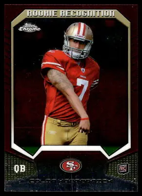 2011 Topps Chrome Colin Kaepernick Rr-ck Rookie Recognition Rc 49ers • $2