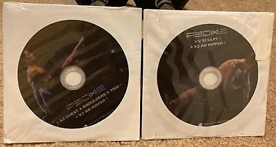 Sealed P90X2 Beachbody Bonus DVDs: V-sculpt X2 Chest Shoulders Tris X2 Ab Ripper • $74.99