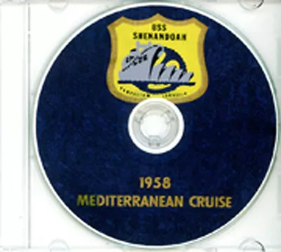 USS Shenandoah AD 26 1958 Cruise Book CD RARE • $53.95