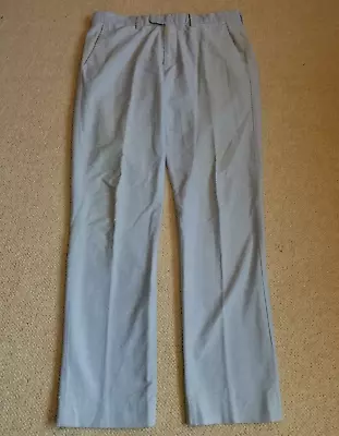 Mens Pants-J.CREW-BOWERY-light Blue 100% Cotton  Slim  Flat Front-32x32 • $14.99