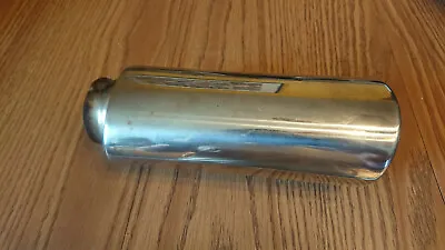 2.25  Exhaust Tip Oval Double Wall Polished Stainless Steel Chrome SS 8  Weld On • $10