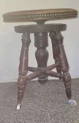 $100 • Buy Rolling Antique Piano Stool