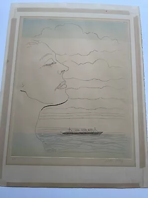 Man Ray Etching Surrealism Modernism Elizabeth Artist Proof Vintage Famous Art • $2200