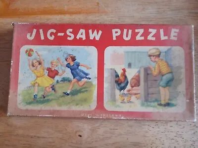 Early Jigsaw Puzzle From Chad Valley Jig-saw For Very Young People. Children X 2 • £3