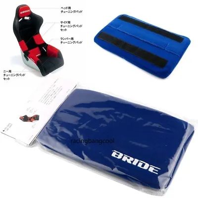1PCS BRIDE Blue Lumbar Tuning Pad For Lumbar Rest Cushion Bucket Racing Seat • $19.80
