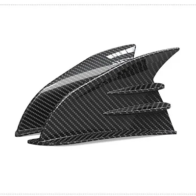 Motorcycle Spoilers Fairing Winglets Air Deflector Wing Kit Carbon Fiber Style • $21.89