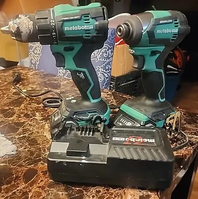 Metabo HPT 18V Drill DS18DEX And WH 18DEX Impact Drill With Charger & 2 Battery • $63.05