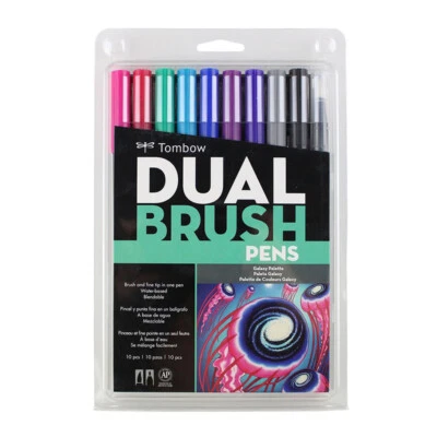 $47.50 • Buy Tombow ABT Dual Brush Pen - 10 Color Set - Galaxy Palette