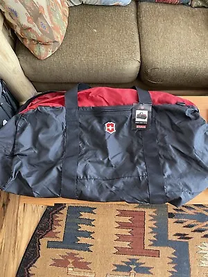 Victorinox Grand Cargo Duffel Black/Red 13 Tall X 27  Wide Never Used (Has Tags) • $62