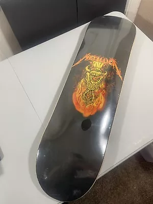 METALLICA Pop Up Store 72 Seasons Rare Tour Colors Yellow Black Skateboard Deck • $238.95