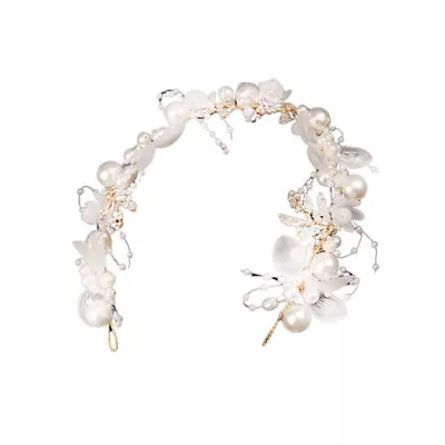  M Child Headwear For Women Tiara Crown Bride Headpieces Wedding • £10.19