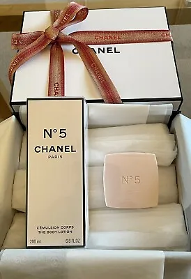 £79.90 • Buy Chanel No.5 The Body Lotion & Soap With Chanel Gift Box & Ribbon New