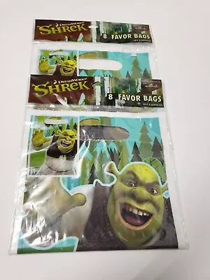 Shrek Forever After Birthday Party Express Hallmark Party Favor Bags 2 Pks Of 8 • $11.99