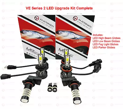 LED Bulb Globes Upgrade Kit Set 8PCS Holden Commodore VE Series 2 Models SS SV6 • $99.99