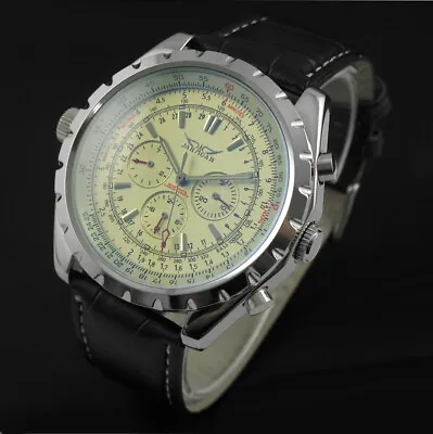 Mens Luxury Watch Calendar Date Automatic Mechanical Classic Watches Waterproof • £25.99