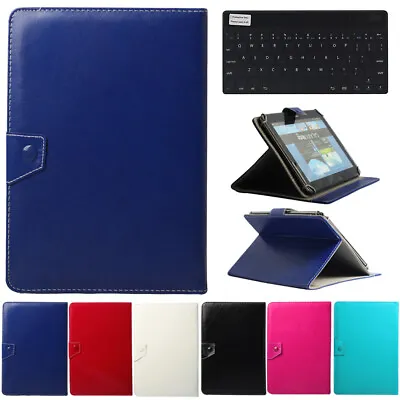 For RCA LG Amazon Tablet Wireless Utra-Slim Keyboard 7  W/ Leather Stand Cover • $7.99