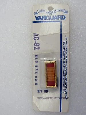 Republic Of Vietnam Gallantry Cross Unit Citation Ribbon In Original Era Package • $14.95