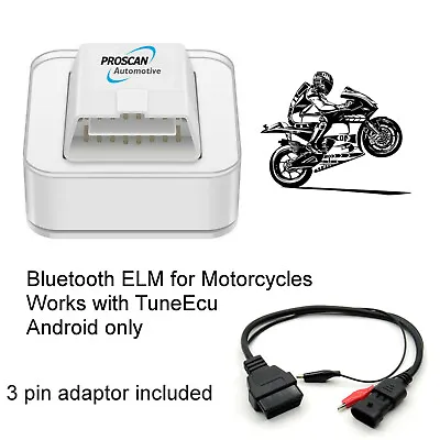 Motorcycle Bluetooth OBD Diagnostic Cable Fits Moto Guzzi Griso 1100 1200 • $36.93