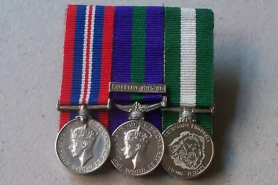 £45 • Buy Rhodesia Miniature Group Of Medals Palestine 1945-48 Commemorative Rhodesian