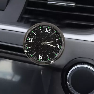 Luminous Pocket Mini Quartz Analog Watch Stick-On Clock Accessories For Car Boat • $7.05