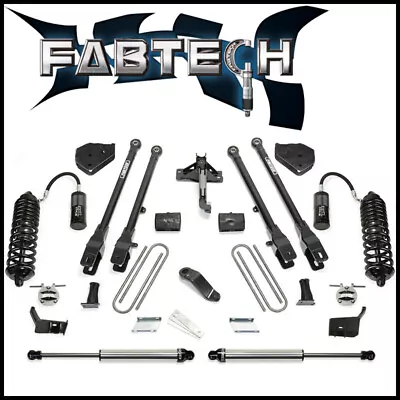$6115.12 • Buy Fabtech 6  4 Link Lift Kit W/ Dirt Logic Shocks For 2017-20 Ford F-250 F-350 4WD