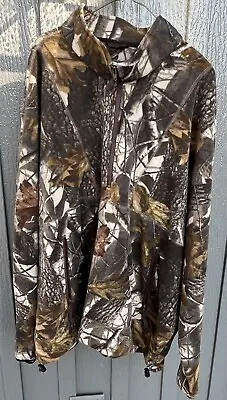 Cabelas Pullover 1/2 Zip Fleece 3XL Camo Pattern  Lightly Worn • $41.99