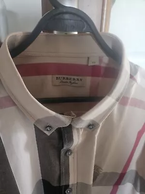 Burberry London Men's Brown Shirt Size Xxl • $75
