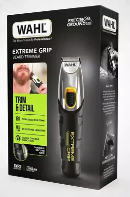 Wahl Pro Extreme Grip Lithium Ion Cordless Beard & Stubble Hair Trimmer *New* • £33.99