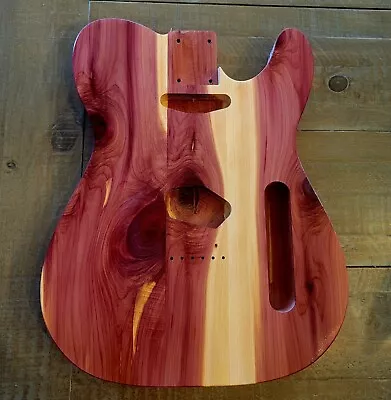 Telecaster-Style Guitar Body Eastern Red Cedar. Vintage Routes • $100