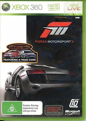 Forza Motorsport 3 XBOX 360 Game • $7.45